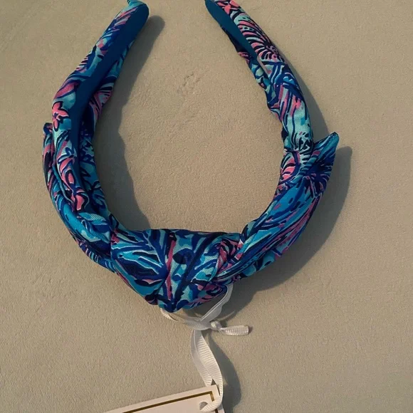 Lilly Pulitzer Blue and Pink Headband - Picture 5 of 5